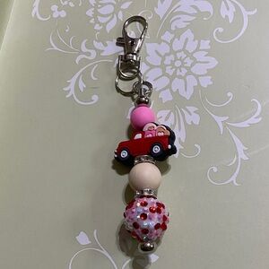 Valentine Truck Keychain
